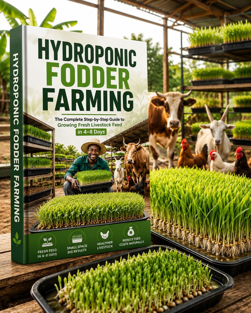 Hydroponic Fodder Farming guide cover