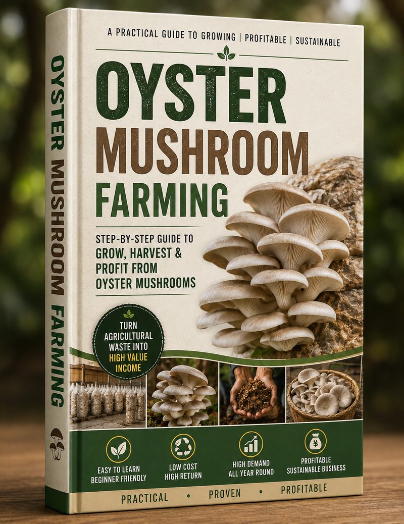 Comprehensive Guide to Oyster Mushroom Farming guide cover